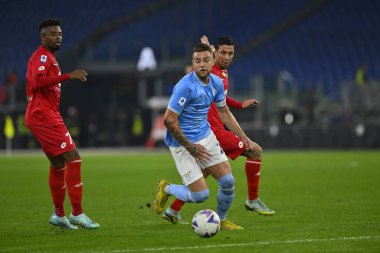 S.S. LAZIO 'dan Sergej Milinkoviç-Saviç, 10 Kasım 2022' de İtalya 'nın başkenti Roma' daki Stadio Olimpico 'da S.S. Lazio ile A.C. Monza arasındaki 14. - Fotoğraf: Domenico Cippitelli / LiveMedi