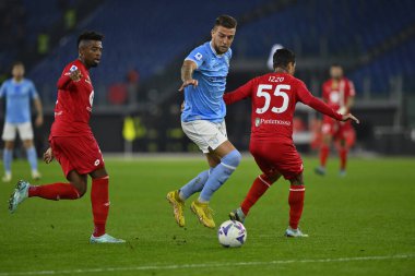 S.S. LAZIO 'dan Sergej Milinkoviç-Saviç, 10 Kasım 2022' de İtalya 'nın başkenti Roma' daki Stadio Olimpico 'da S.S. Lazio ile A.C. Monza arasındaki 14. - Fotoğraf: Domenico Cippitelli / LiveMedi
