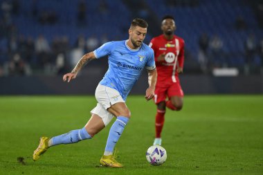 S.S. LAZIO 'dan Sergej Milinkoviç-Saviç, 10 Kasım 2022' de İtalya 'nın başkenti Roma' daki Stadio Olimpico 'da S.S. Lazio ile A.C. Monza arasındaki 14. - Fotoğraf: Domenico Cippitelli / LiveMedi