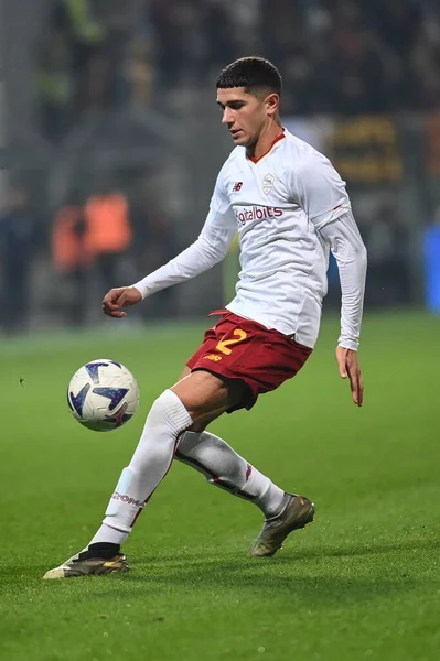 stock image Cristian Volpato (AS Roma) in action  during  italian soccer Serie A match US Sassuolo vs AS Roma at the MAPEI Stadium in Reggio Emilia, Italy, November 09, 2022 - Credit: Gianluca Ricc