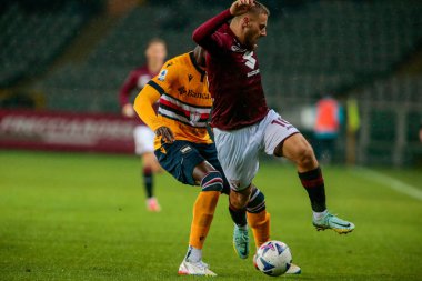 Torino Fc takımından Nikola Vlasiç, İtalya Serie A sırasında Torino Fc ve Uc Sampdoria arasında 9 Kasım 2022 'de Stadio Olimpico Grande Torino, Torin, İtalya Fotoğraf: Nderim Kaceli / LiveMedi