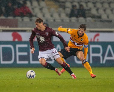 Torino Fc takımından Mergim Vojvoda, Torino Fc ve Uc Sampdoria arasındaki futbol maçı, 09 Kasım 2022 'de Stadio Olimpico Grande Torino, Torin, İtalya Fotoğrafı Nderim Kaceli - Fotoğraf: Nderim Kaceli / LiveMedi