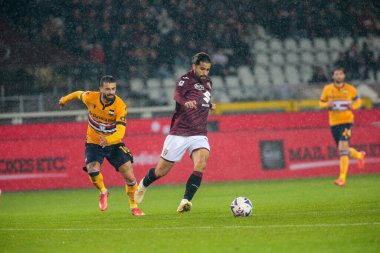 Torino Fc takımından Ricardo Rodriguez, İtalya Serie A sırasında Torino Fc ve Uc Sampdoria arasında 9 Kasım 2022 tarihinde Stadio Olimpico Grande Torino, Torin, İtalya Fotoğraf: Nderim Kaceli - Fotoğraf: Nderim Kaceli / LiveMedi
