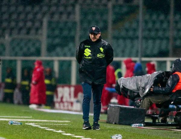 Trener Ivan Juric Torino Podczas Włoskiego Serie Mecz Piłki Nożnej — Zdjęcie stockowe