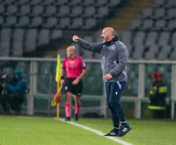 Dejan Stankovic Head Coach Sampdoria Italian Serie Football Match Torino — Φωτογραφία Αρχείου