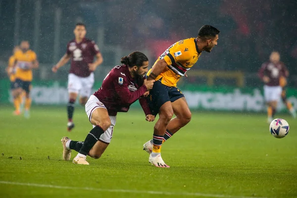 Torino Fc takımından Ricardo Rodriguez, İtalya Serie A sırasında Torino Fc ve Uc Sampdoria arasında 9 Kasım 2022 tarihinde Stadio Olimpico Grande Torino, Torin, İtalya Fotoğraf: Nderim Kaceli - Fotoğraf: Nderim Kaceli / LiveMedi