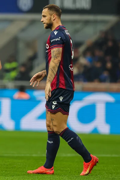 Marko Arnautovic Boloně Přihlíží Serie 2022 Fotbalový Zápas Mezi Internazionale — Stock fotografie