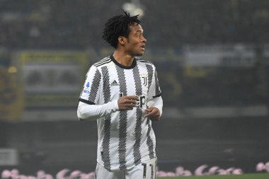 Juan Cuadrado (juventus) İtalya 'nın Verona şehrindeki Marcantonio Bentegodi Stadyumu' nda Hellas Verona FC ile Juventus FC maçında, 10 Kasım 2022 - Görüntü: Alessio Tarpin