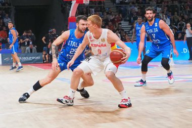 2023 FIBA Uluslararası Basketbol Takımları sırasında OLYMPUS Dijital CAMERA mı? Dünya Kupası elemeleri - İtalya, Pesaro, İtalya 'da Vitifrigo Arena' da İspanya 'ya karşı, 11 Kasım 2022 - Fotoğraf: Savino Paolell