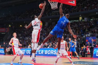 2023 FIBA Uluslararası Basketbol Takımları sırasında OLYMPUS Dijital CAMERA mı? Dünya Kupası elemeleri - İtalya, Pesaro, İtalya 'da Vitifrigo Arena' da İspanya 'ya karşı, 11 Kasım 2022 - Fotoğraf: Savino Paolell