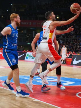 Jaime Fernandez Bernabe (İspanya) 2023 FIBA Uluslararası Basketbol Takımları sırasında mı? Dünya Kupası elemeleri - İtalya, Pesaro, İtalya 'da Vitifrigo Arena' da İspanya 'ya karşı, 11 Kasım 2022 - Fotoğraf: Savino Paolell