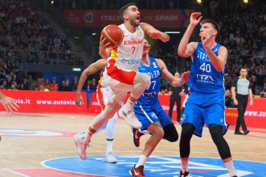 Jaime Fernandez Bernabe (İspanya) 2023 FIBA Uluslararası Basketbol Takımları sırasında mı? Dünya Kupası elemeleri - İtalya, Pesaro, İtalya 'da Vitifrigo Arena' da İspanya 'ya karşı, 11 Kasım 2022 - Fotoğraf: Savino Paolell