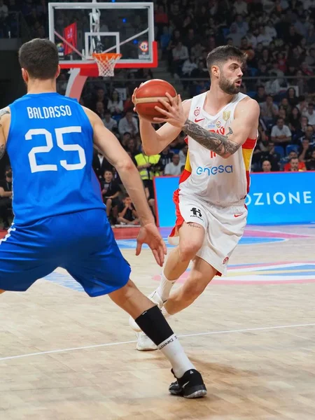 Juan Sebastian Saiz Soto Spanien Iternationella Basketlag 2023 Fiba Kval — Stockfoto