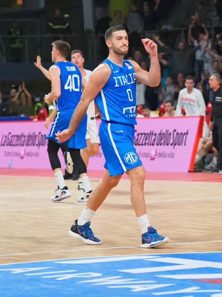 Marco Spissu Italia Durante Los Equipos Internacionales Baloncesto 2023 Fiba — Foto de Stock