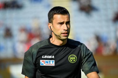 Daniele Rutella Arbitro Hakem İtalya 'nın Cagliari kentinde oynanan maçta Cagliari Calcio ile AC Pisa maçında, 12 Kasım 2022 - Fotoğraf: Luigi Can