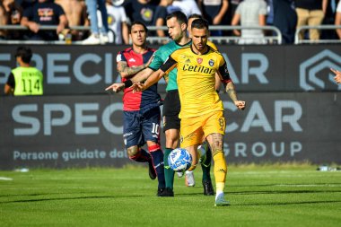Pisa Spor Kulübü 'nden Marius Mihai Marin İtalya' nın Cagliari şehrindeki Unipol Domus 'ta oynanan maçta Cagliari Calcio ile AC Pisa maçında, 12 Kasım 2022 - Fotoğraf: Luigi Can