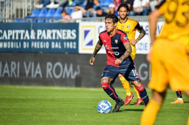 Cagliari Calcio takımından Benito Nicolas Viola İtalya 'nın başkenti Cagliari' de oynanan maçta Cagliari Calcio 'ya karşı AC Pisa maçında, 12 Kasım 2022 - Fotoğraf: Luigi Can