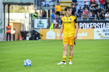 Pisa Spor Kulübü 'nden Matteo Tramoni İtalya' nın Cagliari şehrindeki Unipol Domus maçında Cagliari Calcio ile AC Pisa maçında, 12 Kasım 2022 - Fotoğraf: Luigi Can