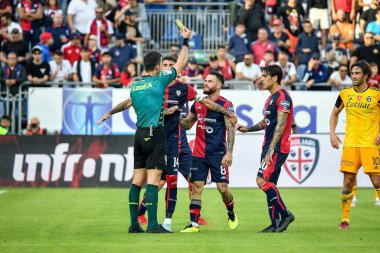 Cagliari Calcio takımından Nahitan Nandez İtalya 'nın başkenti Cagliari' de oynanan maçta Cagliari Calcio 'ya karşı AC Pisa maçında, 12 Kasım 2022 - Fotoğraf: Luigi Can