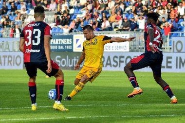 Pisa Spor Kulübü 'nden Gaetano Vittorio Masucci, İtalya' nın Cagliari şehrindeki Unipol Domus 'ta oynanan Cagliari Calcio-AC Pisa maçı sırasında 12 Kasım 2022 - Fotoğraf: Luigi Can
