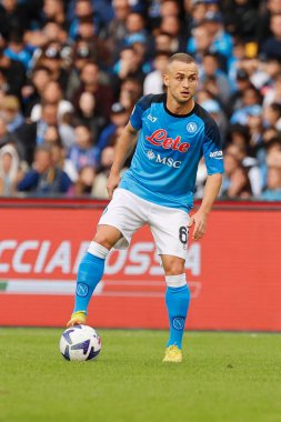 Napoli 'den Stanislav Lobotka İtalya futbol takımı Serie A maçında SSC Napoli, Udinese Calcio' ya karşı Napoli, İtalya 'daki Diego Armando Maradona stadyumunda, 12 Kasım 2022 - Fotoğraf: AGN Fot