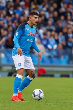 Napoli 'den Giovanni Di Lorenzo İtalya' nın Napoli şehrindeki Diego Armando Maradona Stadyumu 'nda oynanan SSC Napoli - 12 Kasım 2022