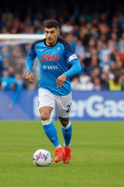 Napoli 'den Giovanni Di Lorenzo İtalya' nın Napoli şehrindeki Diego Armando Maradona Stadyumu 'nda oynanan SSC Napoli - 12 Kasım 2022