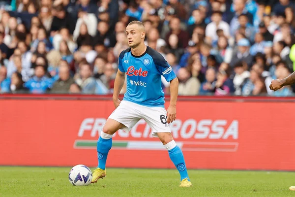 Napoli 'den Stanislav Lobotka İtalya futbol takımı Serie A maçında SSC Napoli, Udinese Calcio' ya karşı Napoli, İtalya 'daki Diego Armando Maradona stadyumunda, 12 Kasım 2022 - Fotoğraf: AGN Fot