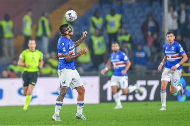 Bruno Amione (Sampdoria) İtalya futbol takımı Serie A maçında UC Sampdoria, ABD Lecce 'ye karşı Genova, İtalya' daki Luigi Ferraris stadyumunda, 12 Kasım 2022 - Fotoğraf: Danilo Vig