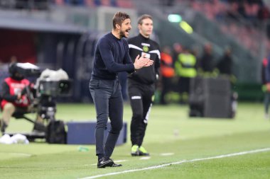 İtalya 'nın Bologna şehrindeki Renato Dall' Ara Stadyumu 'nda oynanan Bologna FC maçında Alessio Dionisi (ABD Sassuolo) - 12 Kasım 2022 - Fotoğraf: Luca Amedeo Bizzarr