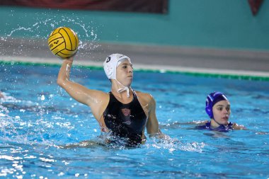 Chiara Ranalli (SIS Roma) Waterpolo İtalyan Serie A1 kadınları, Roma 'daki Piscina Babel' de SIS Romanları ile Como Nuoto maçında, 12 Kasım 2022 - Fotoğraf: Luigi Marian