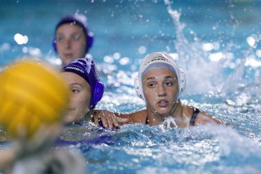 Agnese Cocchiere (SIS Roma) Waterpolo İtalyan Serie A1 kadınları, Roma 'daki Piscina Babel' de SIS Romanları ile Como Nuoto maçında, 12 Kasım 2022 - Fotoğraf: Luigi Marian