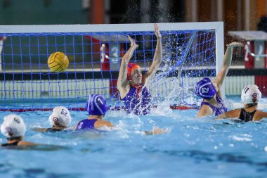 SIS Roma Waterpolo İtalyan Serie A1 kadınları Roma, İtalya 'daki Piscina Babel' de SIS Roman vs Como Nuoto ile 12 Kasım 2022 - Fotoğraf: Luigi Marian