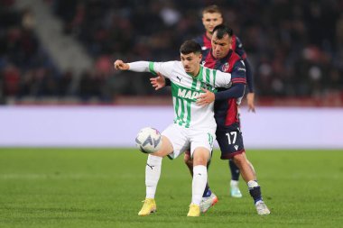 Agustin Alvarez (ABD Sassuolo) İtalya 'nın Bologna şehrindeki Renato Dall' Ara Stadyumu 'nda Bologna FC maçında, 12 Kasım 2022 - Fotoğraf: Luca Amedeo Bizzarr