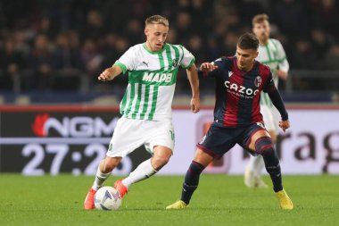 İtalyan futbolu Serie A maçında Davide Frattesi (US Sassuolo) Bologna FC, Bologna, İtalya 'daki Renato Dall' Ara stadyumunda ABD Sassuolo 'ya karşı, 12 Kasım 2022 - Fotoğraf: Luca Amedeo Bizzarr