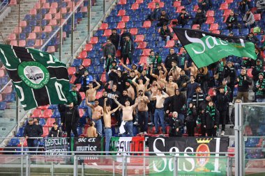 Fans (US Sassuolo)  during  italian soccer Serie A match Bologna FC vs US Sassuolo at the Renato Dall'Ara stadium in Bologna, Italy, November 12, 2022 - Credit: Luca Amedeo Bizzarr clipart