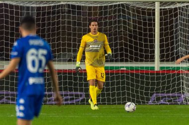 Carnesecchi Marco Cremonese portresi İtalya 'nın Empoli şehrindeki Carlo Castellani Stadyumu' nda oynanan Empoli FC maçında çekildi.