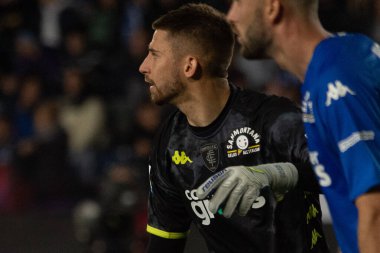 Vicario Guglielmo Empoli İtalya futbolu sırasındaki portresi Serie A maçı Empoli FC ile ABD Cremonese maçında Empoli, İtalya 'daki Carlo Castellani stadyumunda, 11 Kasım 2022 - Fotoğraf: Valentina Giannetton