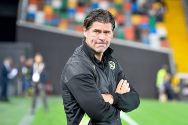 Udinese Teknik Direktörü Andrea Sottil İtalyan futbolu Coppa Italia maçında Udinese Calcio vs AC Monza (portreler arşivi) Udine, İtalya 'da Dacia Arena' da 19 Ekim 2022 - Fotoğraf: Ettore Griffon