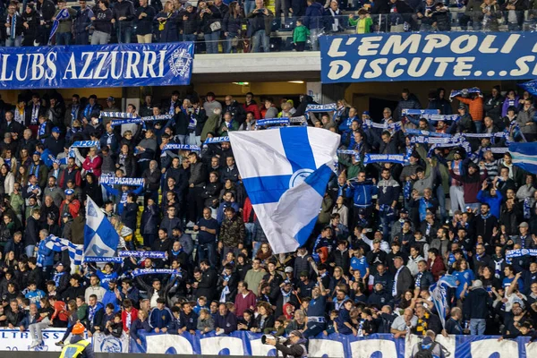 Fans Von Empoli Während Des Italienischen Fußballspiels Empoli Gegen Cremonese — Stockfoto
