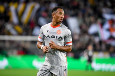 Udinese 'nin İtalyan futbolu Coppa Italia maçındaki Enzo Ebosse portresi Udinese Calcio vs AC Monza (portreler arşivi) ile Udine, İtalya' daki Dacia Arena 'da 19 Ekim 2022 - Fotoğraf: Ettore Griffon