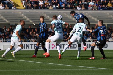 Jose Luis Palomino İtalya 'nın Bergamo kentindeki Gewiss Stadyumu' nda oynanan Atalanta BC - FC Internazionale maçında 13 Kasım 2022 - Fotoğraf: Francesco Scaccianoc