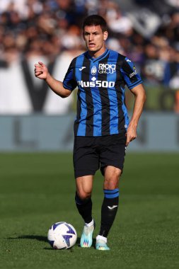 Atalanta BC 'den Joakim Maehle, İtalya' nın Bergamo kentindeki Gewiss Stadyumu 'nda oynanan Atalanta BC - FC Internazionale maçında 13 Kasım 2022 - Fotoğraf: Francesco Scaccianoc