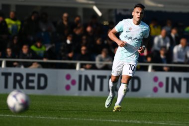 İtalya 'nın Bergamo kentindeki Gewiss Stadyumu' nda 13 Kasım 2022 tarihinde Atalanta BC ile FC Internazionale arasında oynanan İtalya Serie A tootball maçı sırasında Inter Fc 'den Lautaro Martinez. Fotoğraf: Tiziano Ballabio - Fotoğraf: Tiziano Ballabio / LiveMedi
