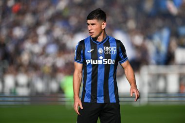 13 Kasım 2022 'de İtalya' nın Bergamo kentindeki Gewiss Stadyumu 'nda oynanan Atalanta BC ile FC Internazionale arasındaki İtalyan Serie A tootball maçında Ruslan Malinovskyita Bc. Fotoğraf: Tiziano Ballabio - Fotoğraf: Tiziano Ballabio / LiveMedi