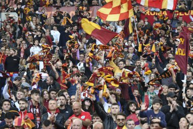 A.S. Roma taraftarları, A.S. Roma ile Torino F.C. arasındaki Serie A Şampiyonası 'nın 15. gününde 13 Kasım 2022 'de Roma, İtalya' daki Stadio Olimpico 'da. - Fotoğraf: Domenico Cippitelli / LiveMedi