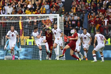 Torino FC 'den Alessandro Buongiorno. Serie A Şampiyonası 'nın 15. gününde A.S. Roma ve Torino F.C. 13 Kasım 2022 'de Roma, İtalya' daki Stadio Olimpico 'da. - Fotoğraf: Domenico Cippitelli / LiveMedi
