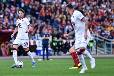 Serie A maçında FC Torino takımından Aleksej Miranchuk, AS Roma ve FC Torino arasında 13 Kasım 2022 'de İtalya' nın başkenti Roma 'da oynanan Stadio Olimpico' da oynandı. - Fotoğraf: Gennaro Masi / LiveMedi