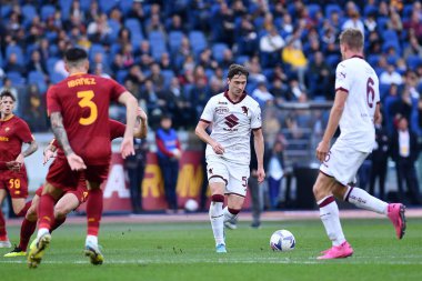 Serie A maçında FC Torino takımından Aleksej Miranchuk, AS Roma ve FC Torino arasında 13 Kasım 2022 'de İtalya' nın başkenti Roma 'da oynanan Stadio Olimpico' da oynandı. - Fotoğraf: Gennaro Masi / LiveMedi
