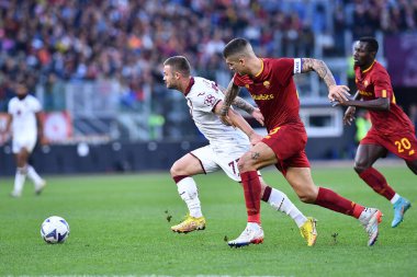 Serie A maçında FC Torino takımından Karol Linetty, 13 Kasım 2022 'de İtalya' nın başkenti Roma 'da AS Roma ile FC Torino arasında oynanan karşılaşmada. - Fotoğraf: Gennaro Masi / LiveMedi